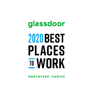 Glassdoor Best Places to Work 2020 logo