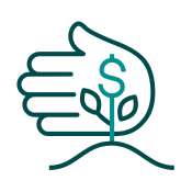 Financial wellbeing icon