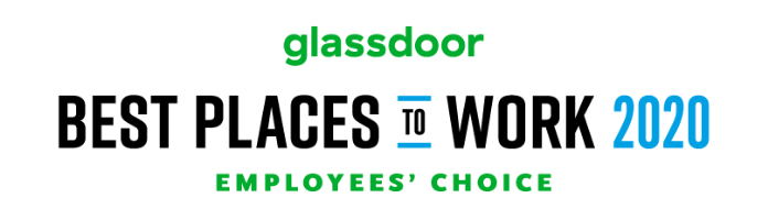 Glassdoor 2020 Best Places to Work logo. Sammons Financial Group made it to number five on the list.